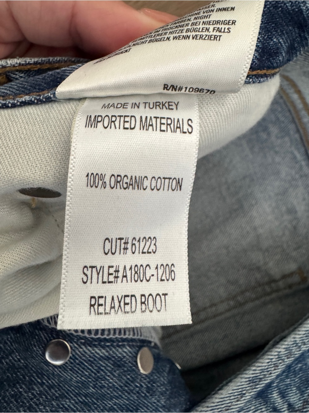 Agolde Mid Rise Relaxed Boot - Picture 4 of 6